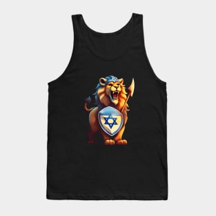 Lion Israel Viking Tank Top